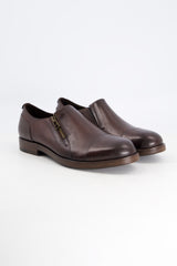 COSMO Short Zipper Dark Brown Shoes
