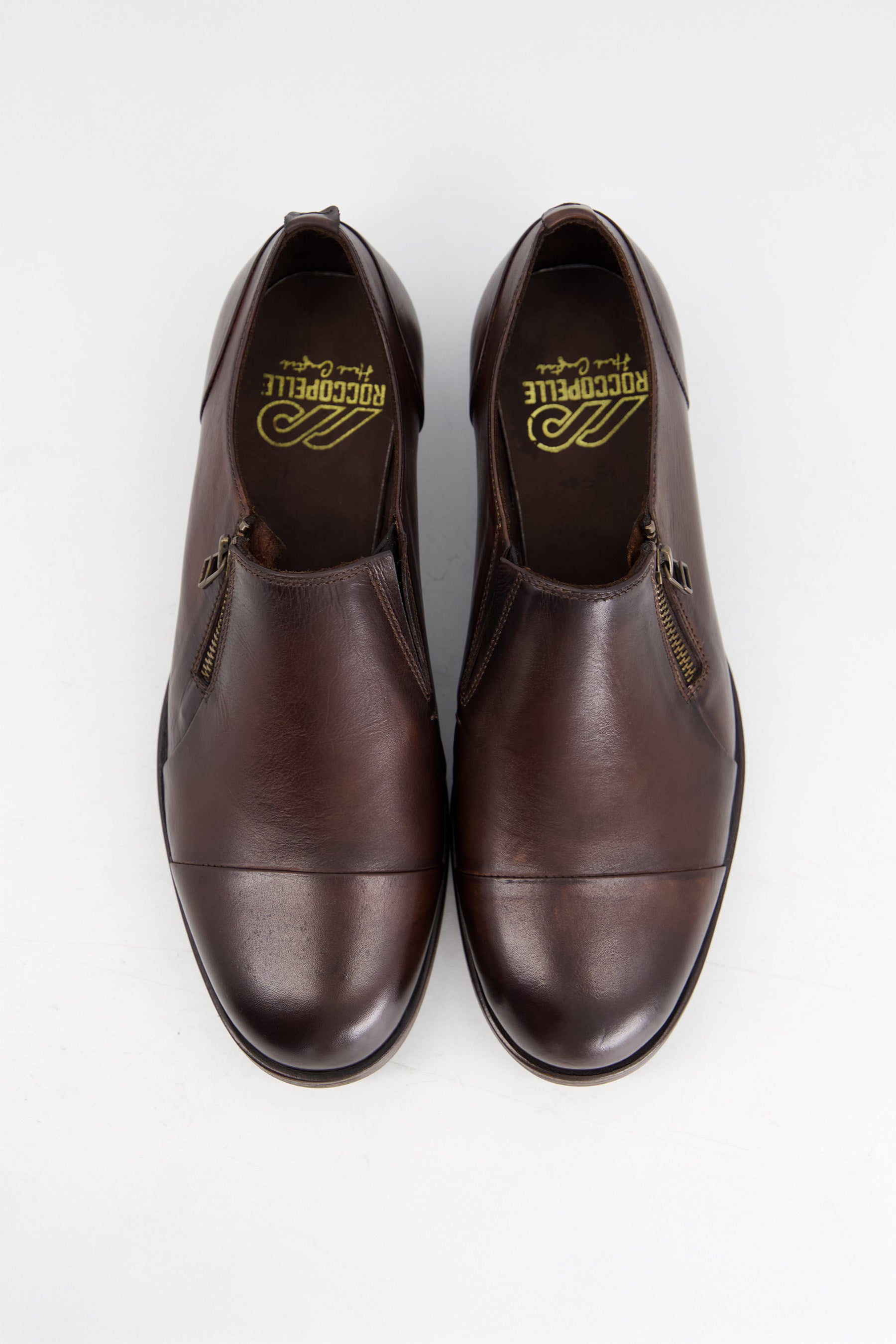 COSMO Short Zipper Dark Brown Shoes