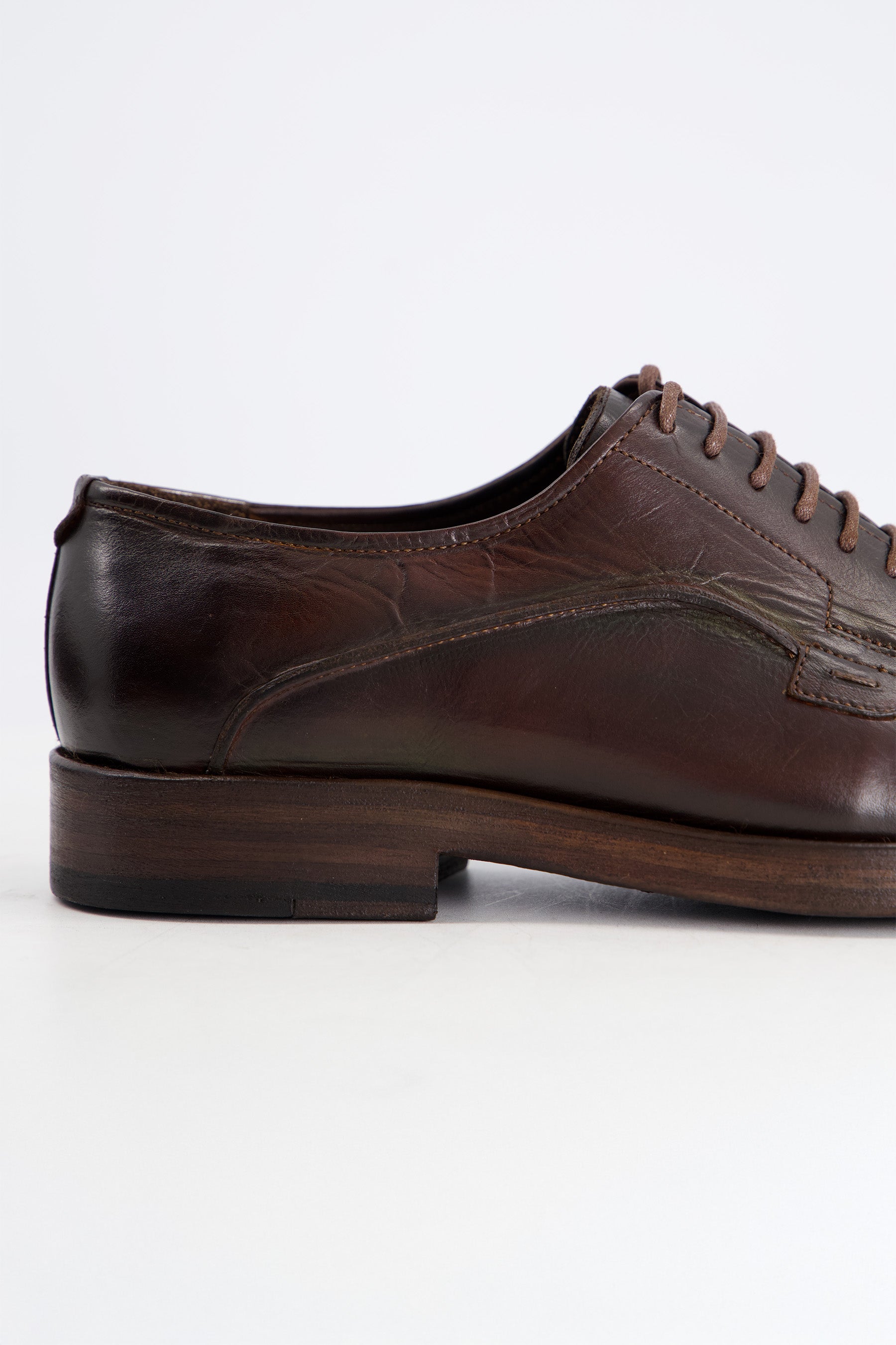 KRAFT-9 Rugged Derby Brown Shoes