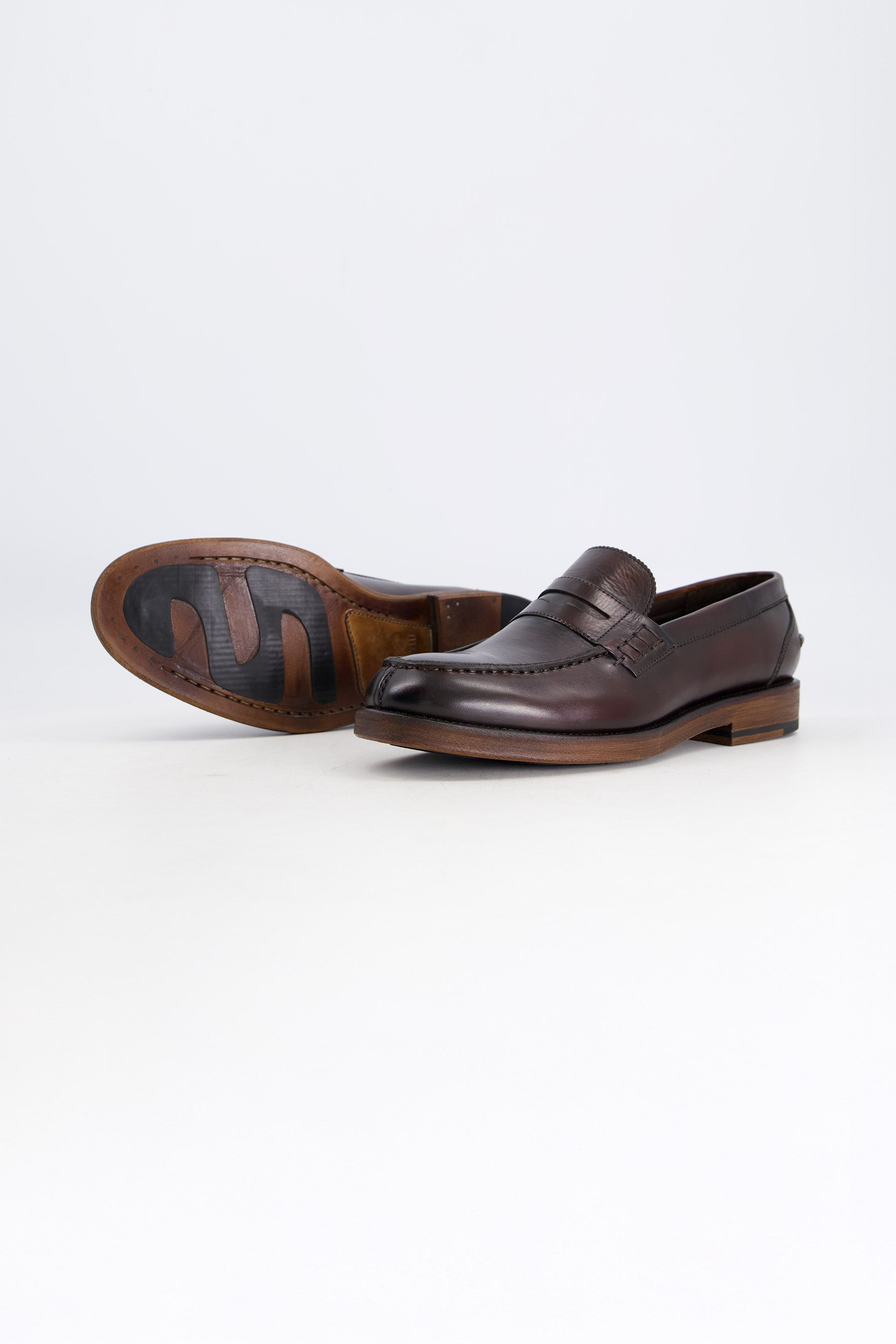 RAMBLE Robust Penny Loafer Brown Shoes