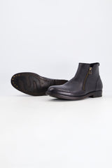 Drifty Grunge Double Zip Medium Ankle Shoes