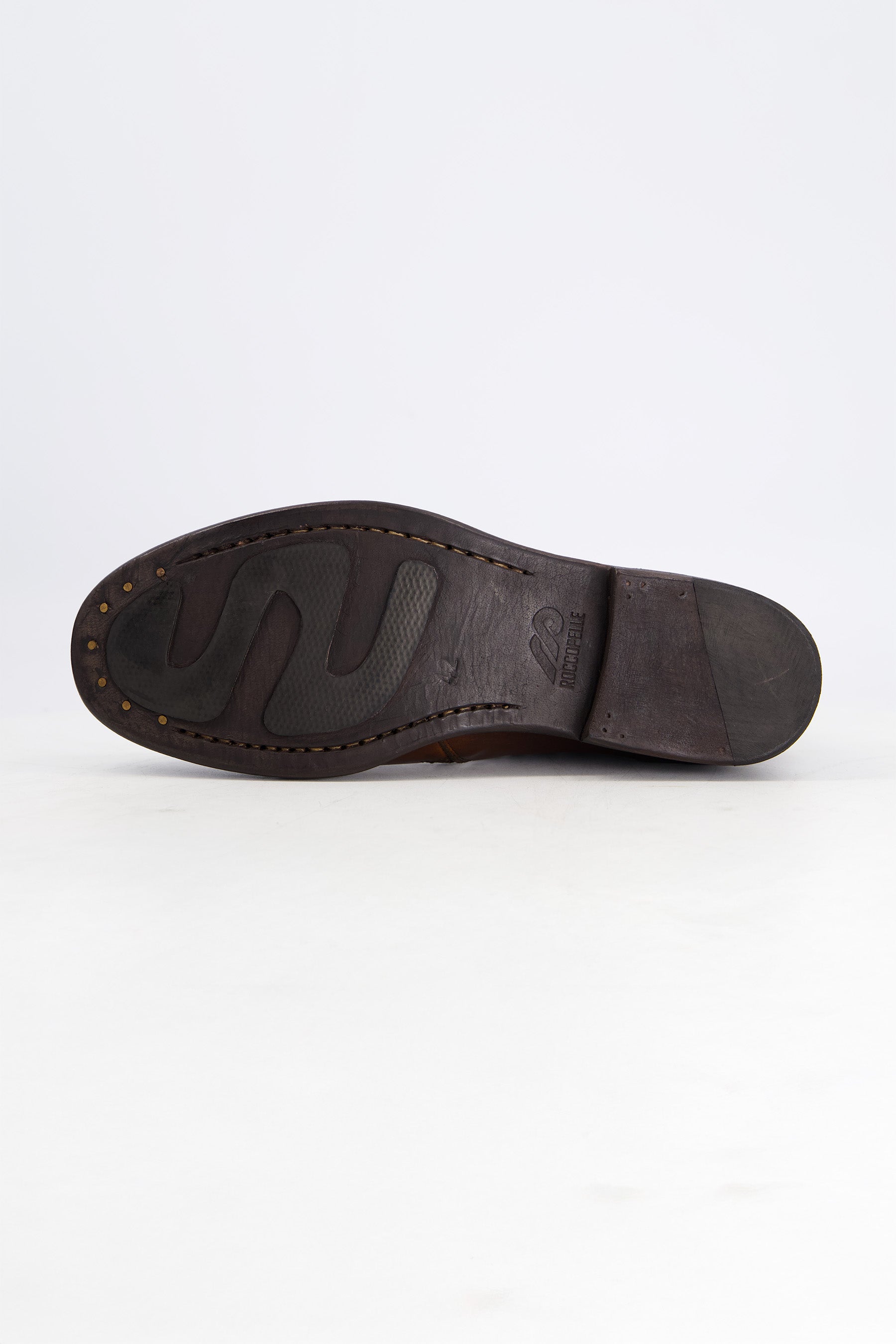 Drifty Grunge Double Zip Medium Ankle Brown Shoes