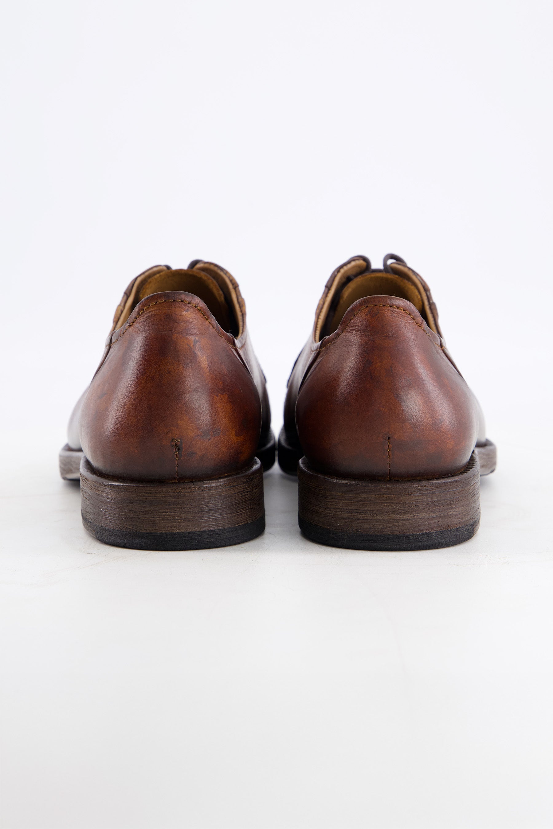 ASTRO Double Slit Derby Brown Shoes