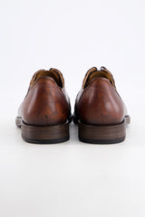 ASTRO Double Slit Derby Brown Shoes