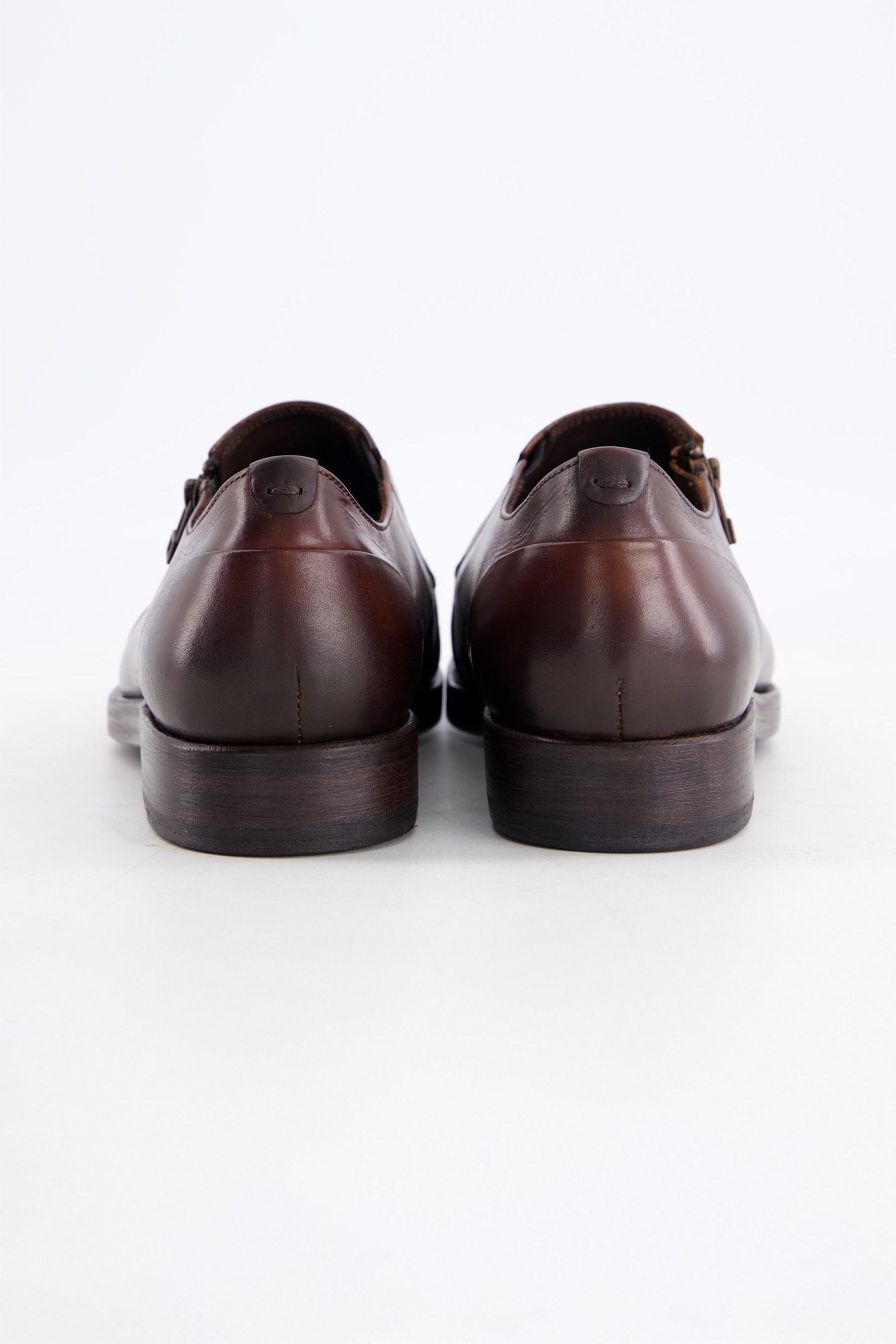 COSMO Short Zipper Brown Shoes