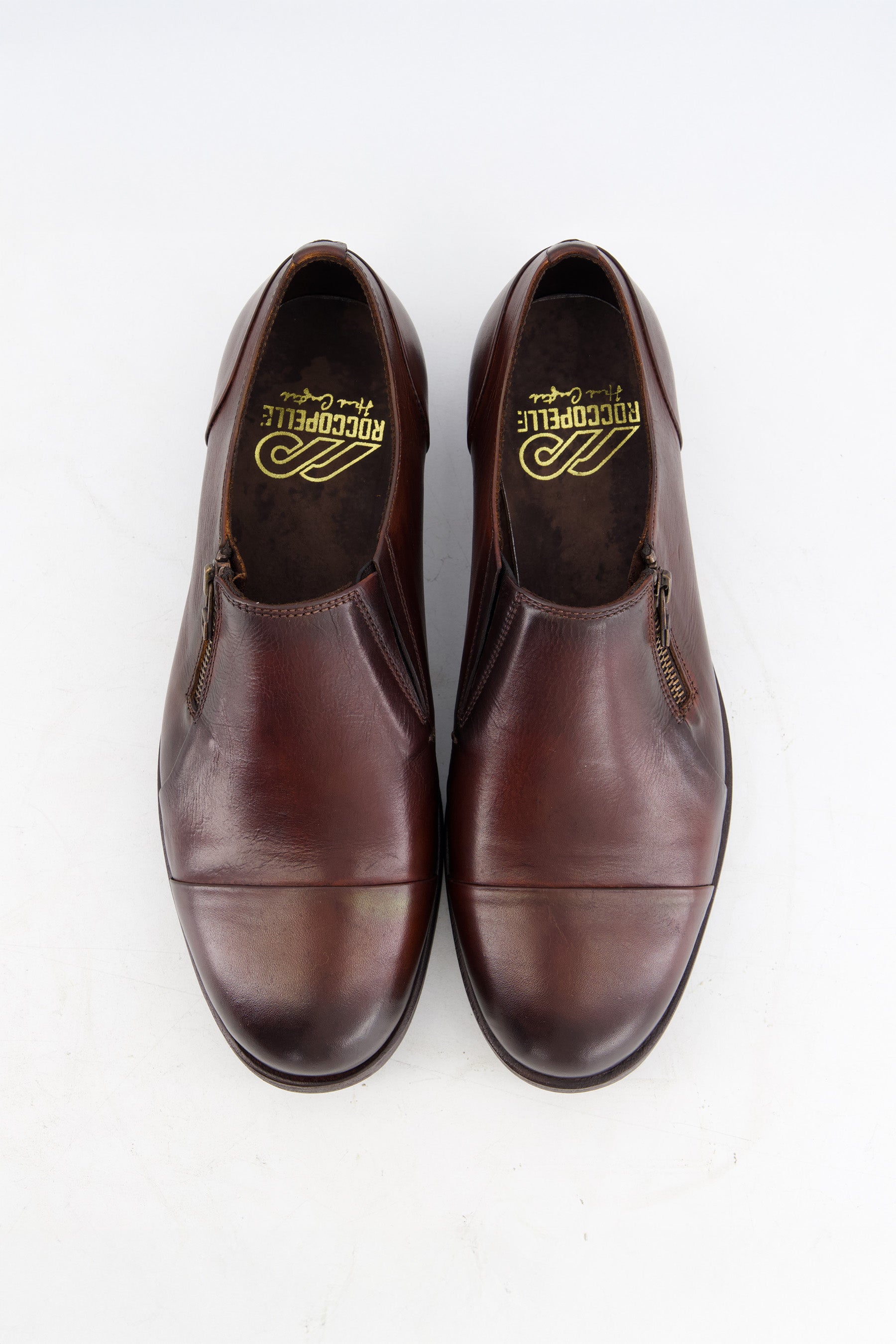 COSMO Short Zipper Brown Shoes